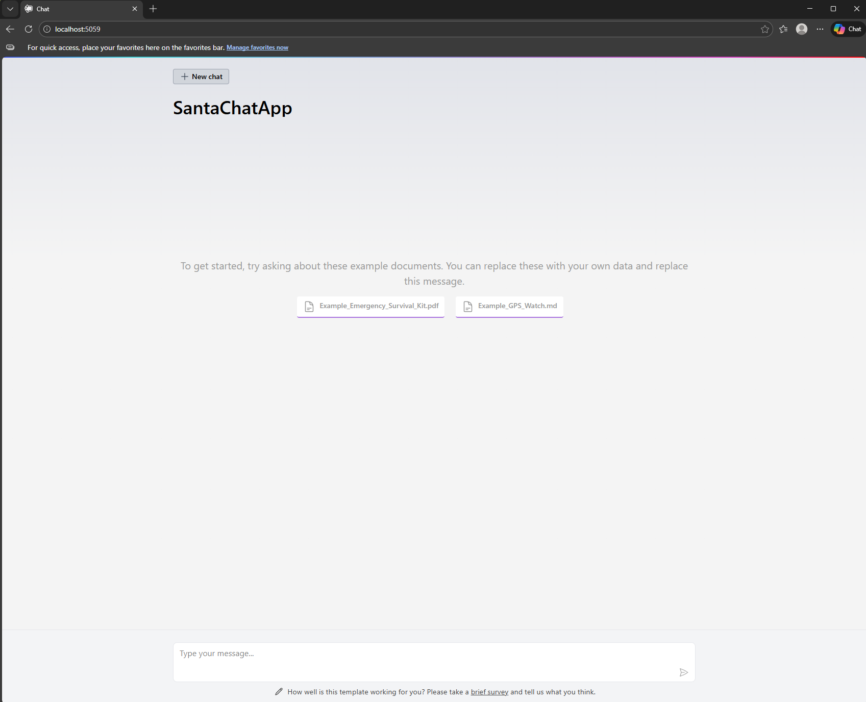Santa&rsquo;s AI Chat Application Interface