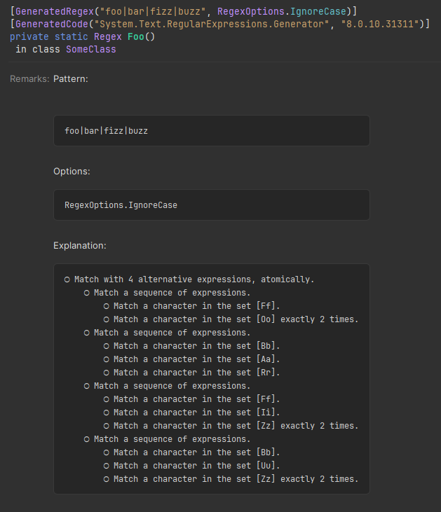 Screenshot: Generated Docs